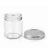 Ronde glazen potten 60 stuks - 212 ml / 250 gram, met keuze uit deksels (TO 63 mm)