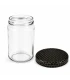 Ronde glazen potten 60 stuks - 290 ml / 350 gram, met keuze uit deksels (TO 63 mm)