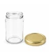 Ronde glazen potten 60 stuks - 290 ml / 350 gram, met keuze uit deksels (TO 63 mm)