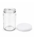 Ronde glazen potten 60 stuks - 290 ml / 350 gram, met keuze uit deksels (TO 63 mm)