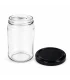 Ronde glazen potten 60 stuks - 290 ml / 350 gram, met keuze uit deksels (TO 63 mm)