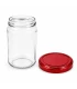 Ronde glazen potten 60 stuks - 290 ml / 350 gram, met keuze uit deksels (TO 63 mm)