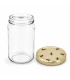 Ronde glazen potten 60 stuks - 290 ml / 350 gram, met keuze uit deksels (TO 63 mm)