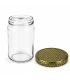 Ronde glazen potten 60 stuks - 290 ml / 350 gram, met keuze uit deksels (TO 63 mm)