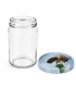 Ronde glazen potten 60 stuks - 290 ml / 350 gram, met keuze uit deksels (TO 63 mm)