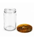 Ronde glazen potten 60 stuks - 290 ml / 350 gram, met keuze uit deksels (TO 63 mm)