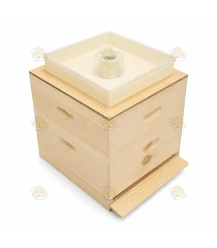 Nourrisseur transparent, avec couvercle et ouverture centrale – 6 L