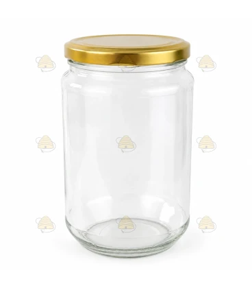 Pot rond 750 ml / 1 kg avec couvercle