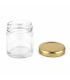 Pot verre rond  41 ml/50g avec couvercle TO 43 mm