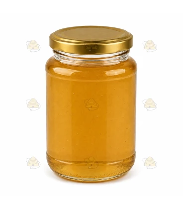 Pot verre rond 290 ml/350 g avec couvercle TO 63 mm