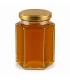 Pot verre hexagonal 196 ml/250 g avec couvercle TO 58 mm