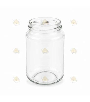 Pot verre rond 375ml / 450g, sans couvercle