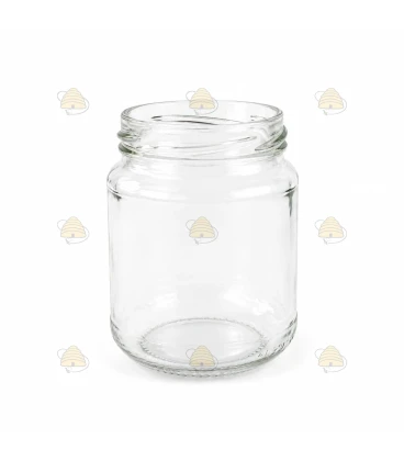 Pot verre rond 212 ml/250 g sans couvercle