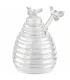 Grand pot de miel en verre