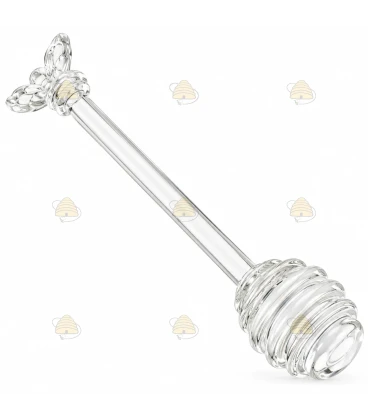 Cuillère à miel en verre