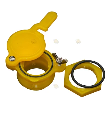 Robinet coupeur jaune (40 mm), ATTENTION : peut fuir (en rupture de stock)