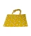 Sac en coton jaune solide - abeilles