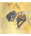 Carte postale grande abeille jaune