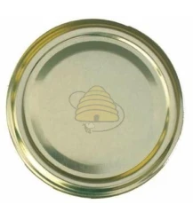 Deksel goudkleurig, 63 mm TO, 20 stuks
