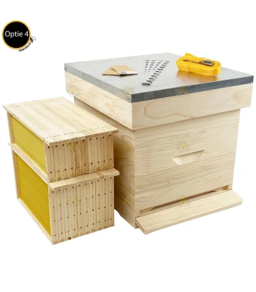 Caisse d'épargne en pin Premium (1bk, 1hk) BeeFun®