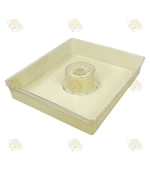 Nourrisseur transparent, avec couvercle et ouverture centrale – 6 L