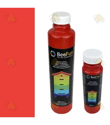 BeeFun® Peinture pour ruche en plastique - rouge