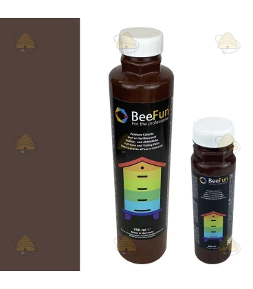 BeeFun® Peinture pour ruche en plastique - brun chocolat