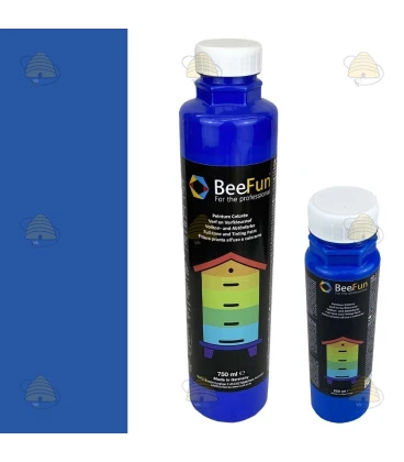 BeeFun® Peinture pour ruche en plastique - bleu gentiane