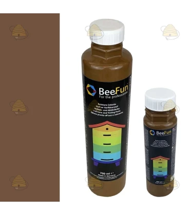 BeeFun® Peinture pour ruche en plastique - brun