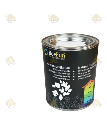 Peinture naturelle pour ruches en bois - 750 ml - Couche primaire - BeeFun®
