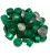 Coupelles en alu pour bougies chauffe-plat vert – 100 pcs (37,5 mm x 19,5 mm)