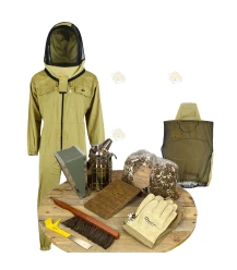 Kit de démarrage Apiculture de luxe - kaki global Anglais