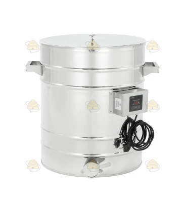 Maturateur chauffant à fond conique de 50 litres, 230V avec robinet en acier inoxydable 6/4"- Premium