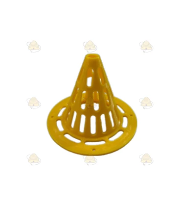 Entrée sélective pour piège à frelon en cône jaune - grand - BeeFun®