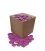 Boîte de couvercles mauves à pois blancs, 82 mm TO (700 unités)
