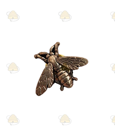 Broche abeille couleur bronze