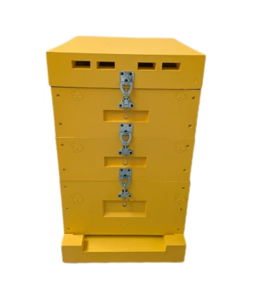 Ruche Langstroth complète Deluxe en polystyrène jaune